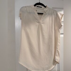 Elegant Cream Women's Top